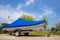 BOEN 16-ft x 10-ft Blue Waterproof Commercial Polyethylene 5-mil Tarp