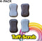 Tuff-Scrub Microfiber Tuff-Scrub Cleaning Kit - Made in USA - 4 Scrubbing Pads, Dish Wand, 2 Replacement Heads - Gray - Tough on Grime - Durable