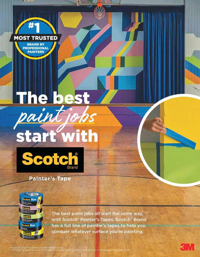 ScotchBlue Sharp Lines Multi-Surface 1.41-in x 60 Yard(s) Painters Tape