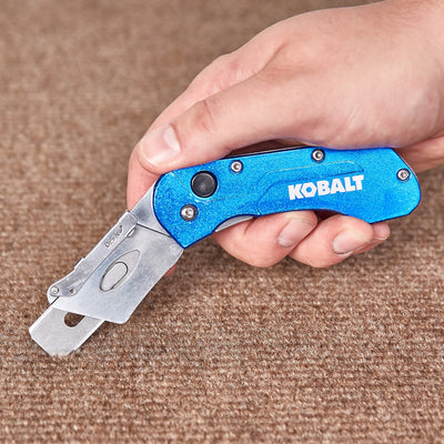 Kobalt Carpet 2.25-in 11-Blade Folding Utility Knife