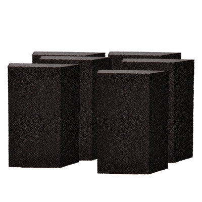 3M Fine 120-Grit Sanding Sponge 2.875-in x 4.875-in (6-Pack)