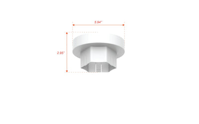 GE 8000-Lumen LED Screw-in Ceiling-mounted Work Light