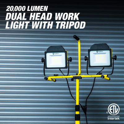 Southwire 20000-Lumen LED Plug-in Stand Work Light