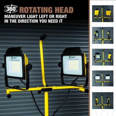 Southwire 20000-Lumen LED Plug-in Stand Work Light