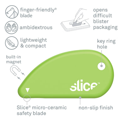 Slice Finger-friendly Mouse-shaped Utility Knife with Zirconium Oxide Blade