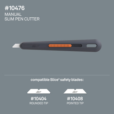 Slice Manual Slim Pen Cutter 6.5Mm 1-Blade Retractable Utility Knife