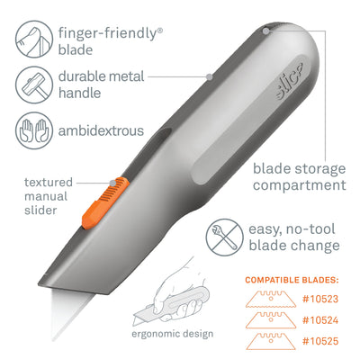 Slice Manual Metal 12Mm 1-Blade Retractable Utility Knife