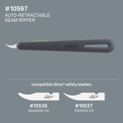 Slice Auto-Retractable Seam Ripper 6Mm 1-Blade Retractable Utility Knife