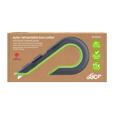 Slice Auto-Retractable Box Cutter 6.5Mm 1-Blade Retractable Utility Knife