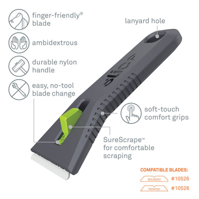 Slice Auto-Retractable Utility Scraper 19Mm 1-Blade Retractable Utility Knife