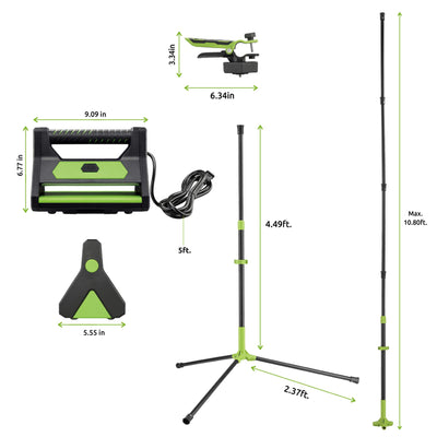 LINK2HOME 2400-Lumen LED Plug-in Portable Work Light