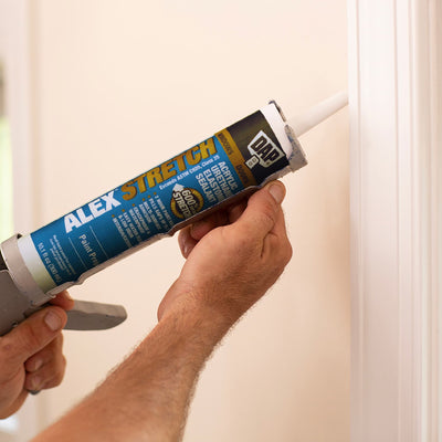 DAP Alex Stretch 10.1-oz White Paintable Acrylic Urethane Elastomeric Sealant Caulk