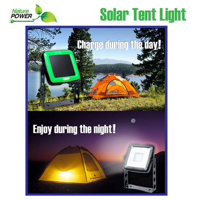 Nature Power 2-Lumen LED Solar Rechargeable Portable Work Light