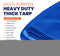 Tarpco Safety 8-ft x 10-ft Blue Waterproof Commercial Polyethylene 10-mil Tarp