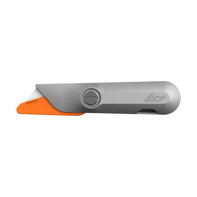 Slice Drywall Utility Knife Straight Handle 1.34-in Fixed Blade with Never-Lost Safety Cover