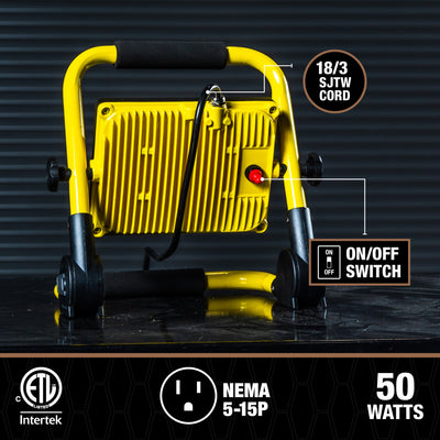 Southwire 5000-Lumen LED Plug-in Portable Work Light