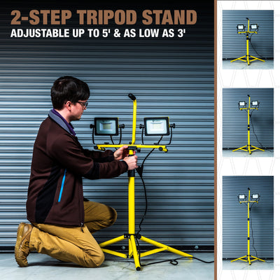 Southwire 6000-Lumen LED Plug-in Stand Work Light