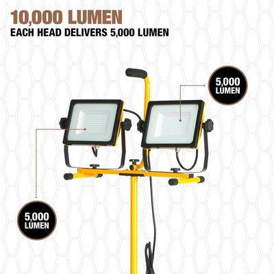 Southwire 10000-Lumen LED Plug-in Stand Work Light