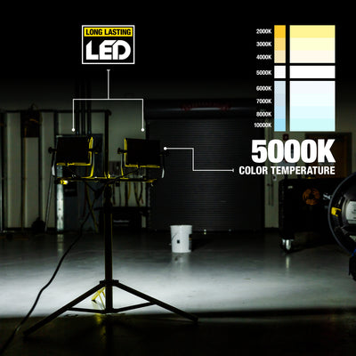 Southwire 10000-Lumen LED Plug-in Stand Work Light