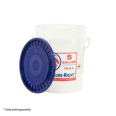 United Solutions 5-Gallon Blue Plastic Bucket Lid