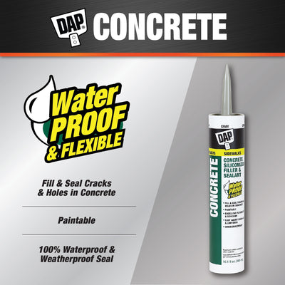 DAP 10.1-oz Gray Paintable Latex Caulk