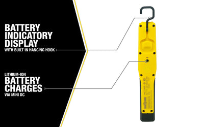 Yellow Jacket 600-Lumen LED Battery-operated Handheld Work Light