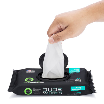 DUDE WIPES Dude Wipes 3-Packs 48-Pack Natural Fiber Blend Flushable Wipe