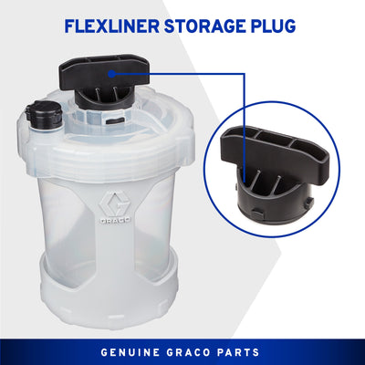 Graco TrueCoat 360, TC Pro FlexLiner System 42 oz - Paint Sprayer Parts & Accessories - For Floors, Ceilings, Doors, Furniture & More