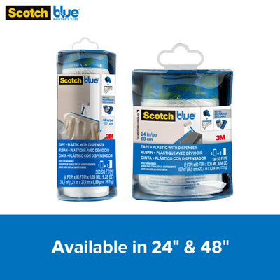 ScotchBlue 4-in x 90-ft Adhesive Masking Film