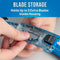 Jonard Tools Utility Knives 1-in 1-Blade Retractable Utility Knife with On Tool Blade Storage