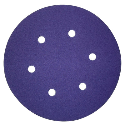 orca abrasives 6 Inch  Hook and Loop Purple Sanding Discs 6 Holes 400 Grit 25 Pack