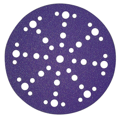 orca abrasives 6 Inch  Hook and Loop Purple Sanding Discs 80 Grit 25 Pack