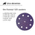 orca abrasives 5 Inch  Hook and Loop Purple Sanding Discs 1000 Grit 25 Pack