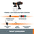 WORX Nitro Cordless Battery Handheld HVLP Paint Sprayer (Compatible with Stains)