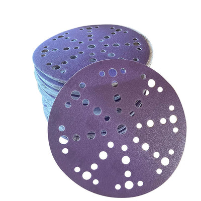 orca abrasives 6 Inch  Hook and Loop Purple Sanding Discs 60 Grit 25 Pack