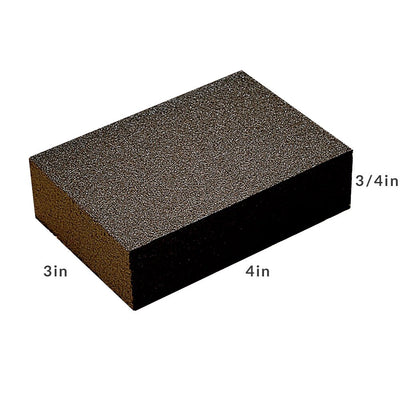 orca abrasives Sanding sponge Very Fine 220-Grit Disc Sandpaper 4-in W x 3-in L 6-Pack