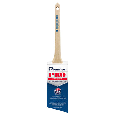 Premier 2-1/2-in Reusable Nylon- Polyester Blend Angle Paint Brush (General Purpose Brush)