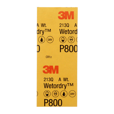 3M Wetordry Super Fine 800-Grit Sheet Sandpaper 3.66-in W x 9-in L 10-Pack