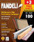 FANDELI Contractor Pack Coarse 100-Grit Sheet Sandpaper 9-in W x 11-in L 28-Pack