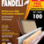 FANDELI Contractor Pack Coarse 100-Grit Sheet Sandpaper 9-in W x 11-in L 28-Pack