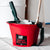 HANDy 64 oz. Solvent Resistant Paint Pail with Adjustable Handle and Brush Holder