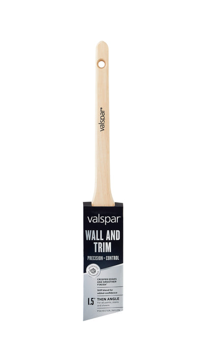 Valspar 1-1/2-in Reusable Nylon- Polyester Blend Angle Paint Brush (General Purpose Brush)