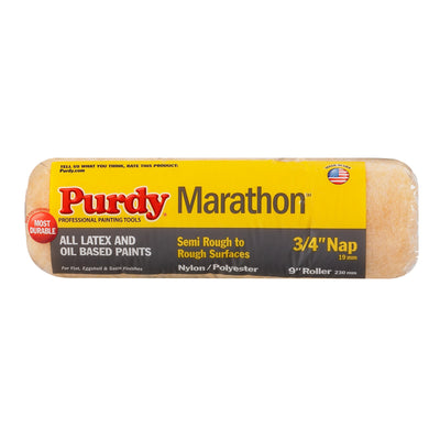 Purdy Marathon 9-in x 3/4-in Nap Knit Nylon/Polyester Paint Roller Cover