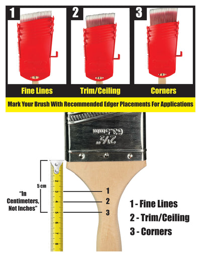 Boxtown Team 2-Pack 1-in x 2.5-in Cut-N-edge : edger and BT 2.5-in paint brush Paint Edger