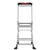 Little Giant Ladders Jumbo Step M3 3-Step 375-lb Capacity Silver Aluminum Foldable Step Stool