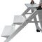 Little Giant Ladders Jumbo Step M3 3-Step 375-lb Capacity Silver Aluminum Foldable Step Stool