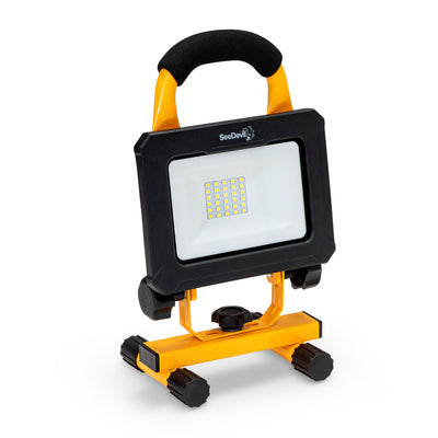 SeeDevil 1000-Lumen LED Battery-operated Rechargeable Portable Work Light (1-Batteries Included)