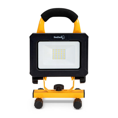 SeeDevil 1000-Lumen LED Battery-operated Rechargeable Portable Work Light (1-Batteries Included)