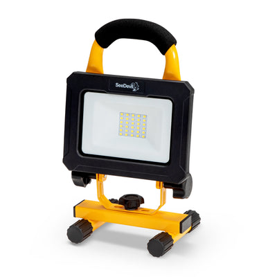 SeeDevil 1000-Lumen LED Battery-operated Rechargeable Portable Work Light (1-Batteries Included)