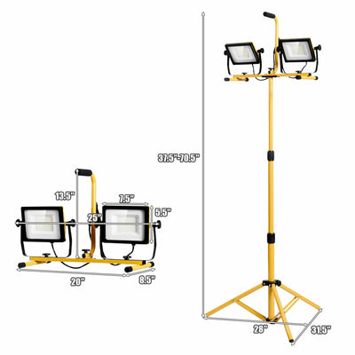 WELLFOR 10000-Lumen LED Plug-in String Work Light